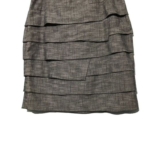 Cato Black Tiered Mini Skirt Size 6 - Picture 3 of 11